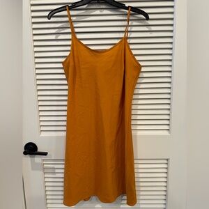 NANETTE LEPORE | yellow/orange slip dress